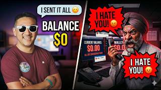 Scammer Watches $55K Disappear Right Before His Eyes #scambaiting #reaction