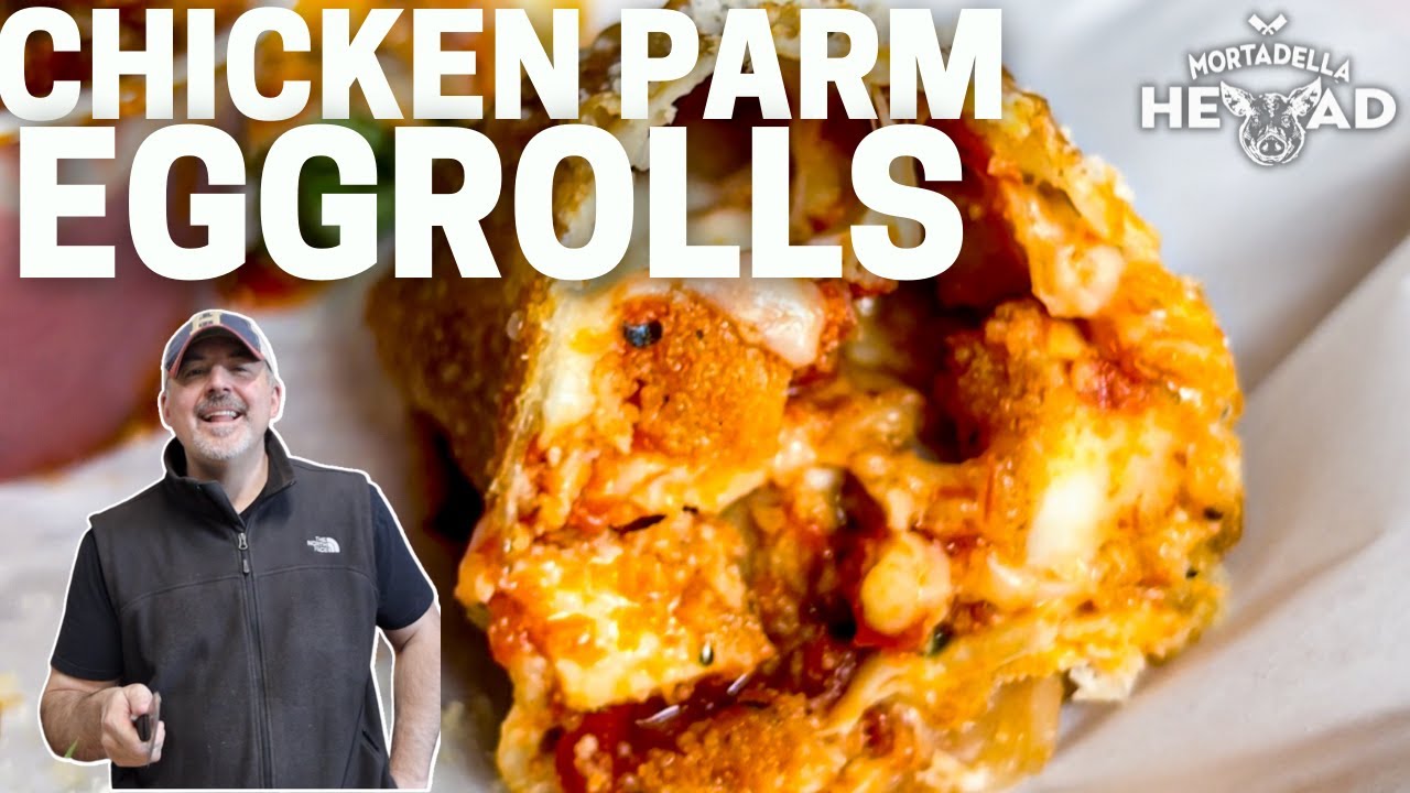 EASY EGG ROLL RECIPE THE BEST CHICKEN PARMESAN EGG ROLLS YouTube