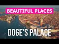 Doge&#39;s Palace from drone | 4k video | Italy, Venice from above