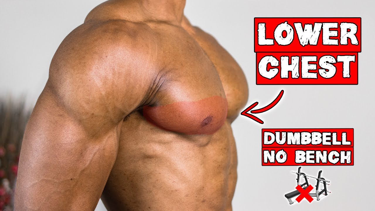 DUMBBELL ONLY LOWER CHEST WORKOUT AT HOME
