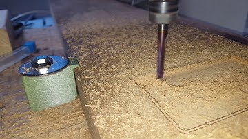 Eding CNC CPU5B first job, F1000 6mm cutter