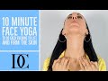10 minute face yoga to do each evening to lift and firm the skin with no talking