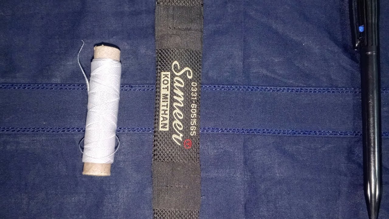 بٹن ٹک اور پٹی لگانا کا بہترین طریقہ سمیر ٹیلر کوٹ مٹھن 