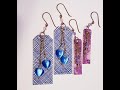 Fabric Earring Tag Components - Globaland - Cheryl St. Pierre