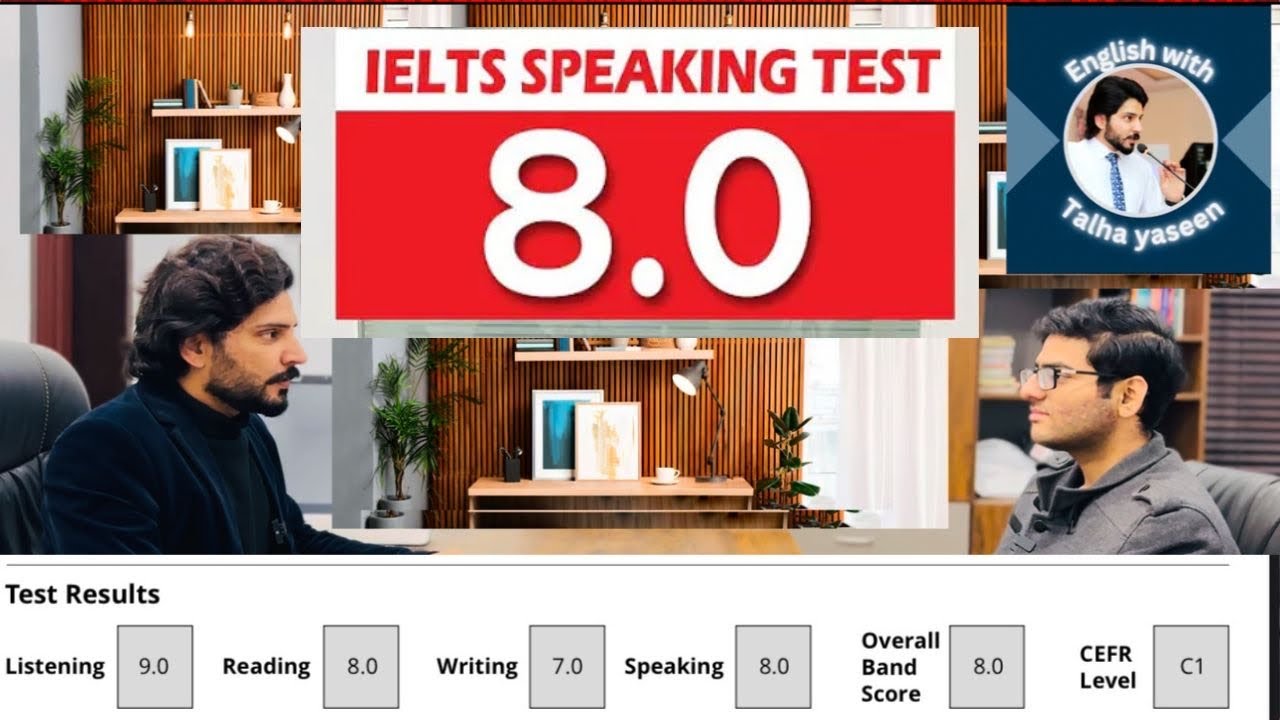 BAND8.0 |IELTS SPEAKING INTERVIEW | with TALHA YASEEN