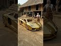 Old Man Hand-Carves a Wooden Lamborghini Aventador and Paints ItGold | Master Wood Carving🎊