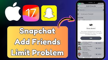 How to Fix Snapchat Slow Down You Have Reached Your Limit | Snapchat Add Friends Limit Problem 2024