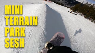 POV: mini park sesh! #snowboarding #learn by justin connor 82 views 2 months ago 6 minutes, 44 seconds