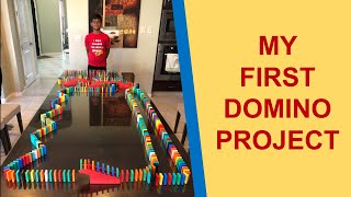 RANDOM DOMINOES (MY FIRST DOMINO PROJECT, DEC 2018) | KID PERFECT
