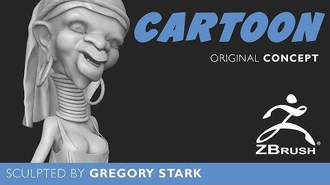 Autodesk Mudbox - Sculpting cartoon character