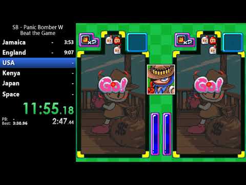 Super Bomberman: Panic Bomber W - Beat the Game - 24:15.31 (Former World Record)