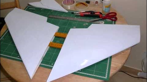 How to fold depron wings