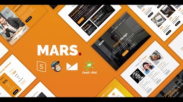 Mars Email - Responsive Email Template with MailChimp Editor, StampReady Builder & Online Composer