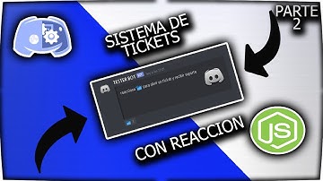 reaction ticket system parte 2 | discord.js speed coding