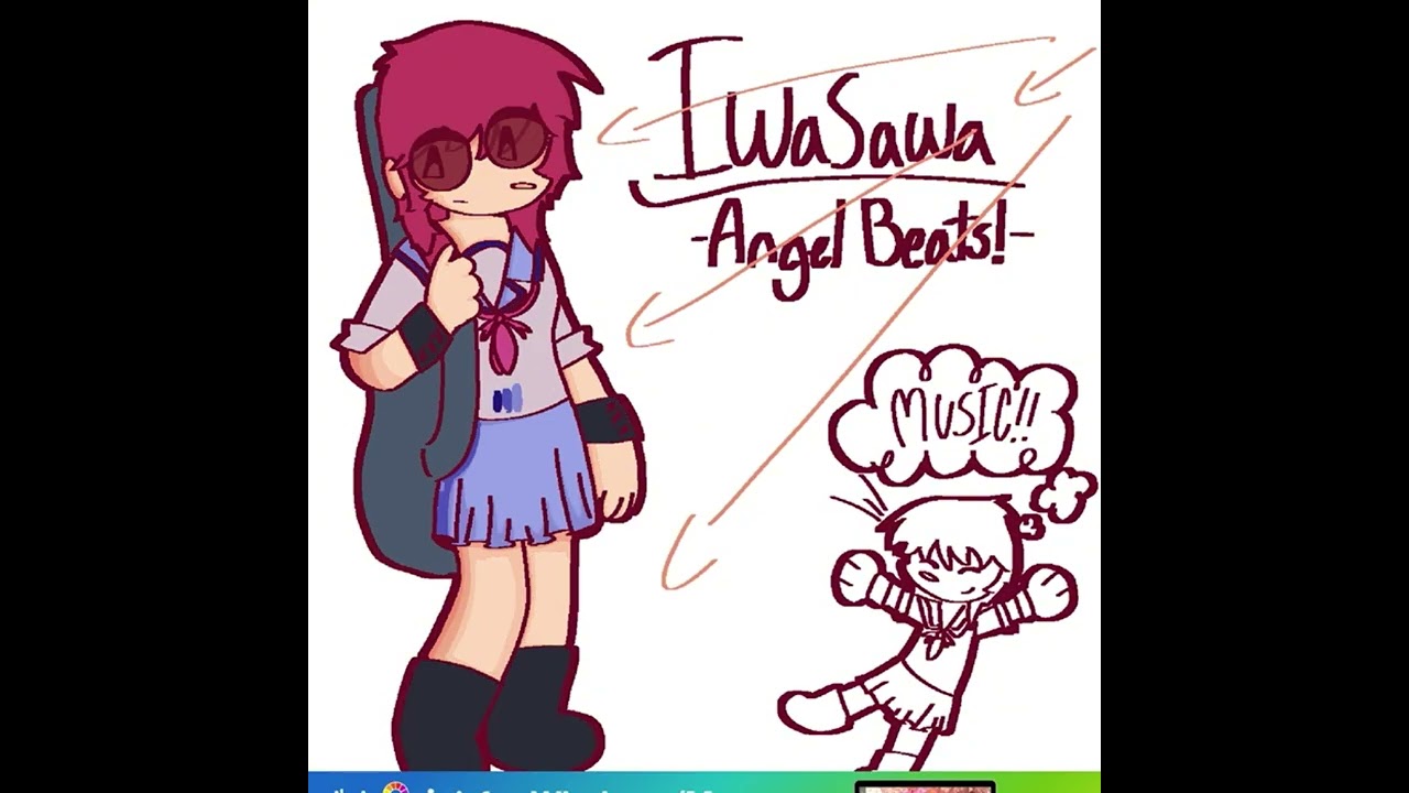WATCH ANGEL BEATS NOW!! Song: Crow Song #angelbeats #drawing