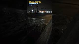 Extremely High Tide in Newport Beach California