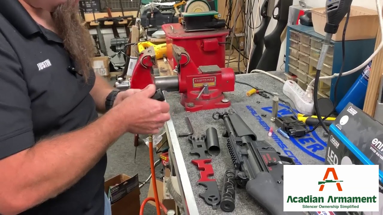 Disassembling the D9 - The suppressor for the MP5