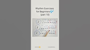 Easy Rhythm Exercises for Beginners (With Metronome)#part10