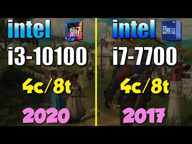 i3-10100 vs. i7-7700 | in 2020 - YouTube