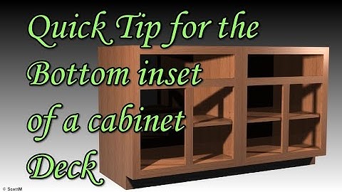 Quick tip for your deck insets in eCabinets