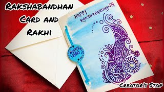 Rakhi and Rakshabandhan Card Making. Make a Hand painted Card and Rakhi for your Brother. screenshot 4