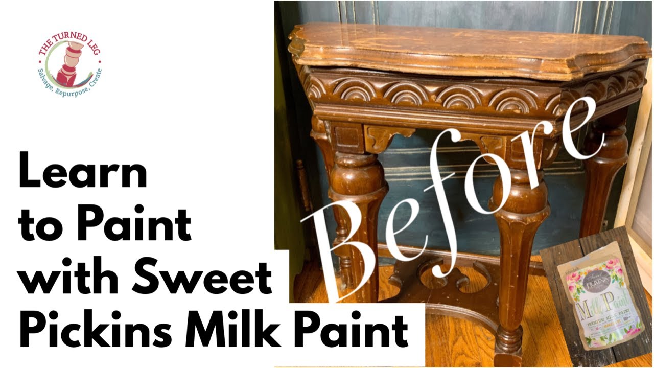 Узнайте, как рисовать молочной краской Sweet Pickins