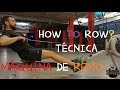 How to row? Técnica máquina de remo.