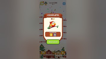 Bird sort colour gameplay to collect bird of same colour in a row #level266to267 #birdslover #branch