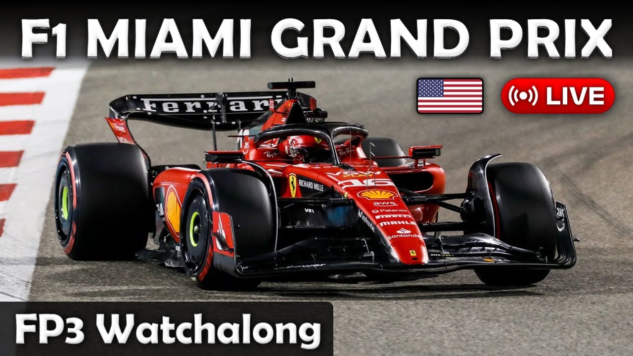 LIVE F1 Miami Grand Prix 2023 - FP3 Watchalong Live Timing