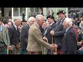 HRH Prince Charles attends the 2021 Grampian Highland Games and Gathering in Braemar Scotland