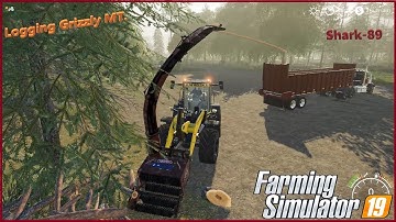 (SP) FS19 | Logging Grizzly MT. Part 4 | Chipping and Grinding Along