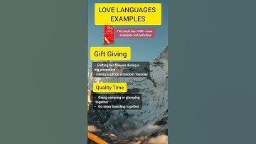 Love languages with Examples