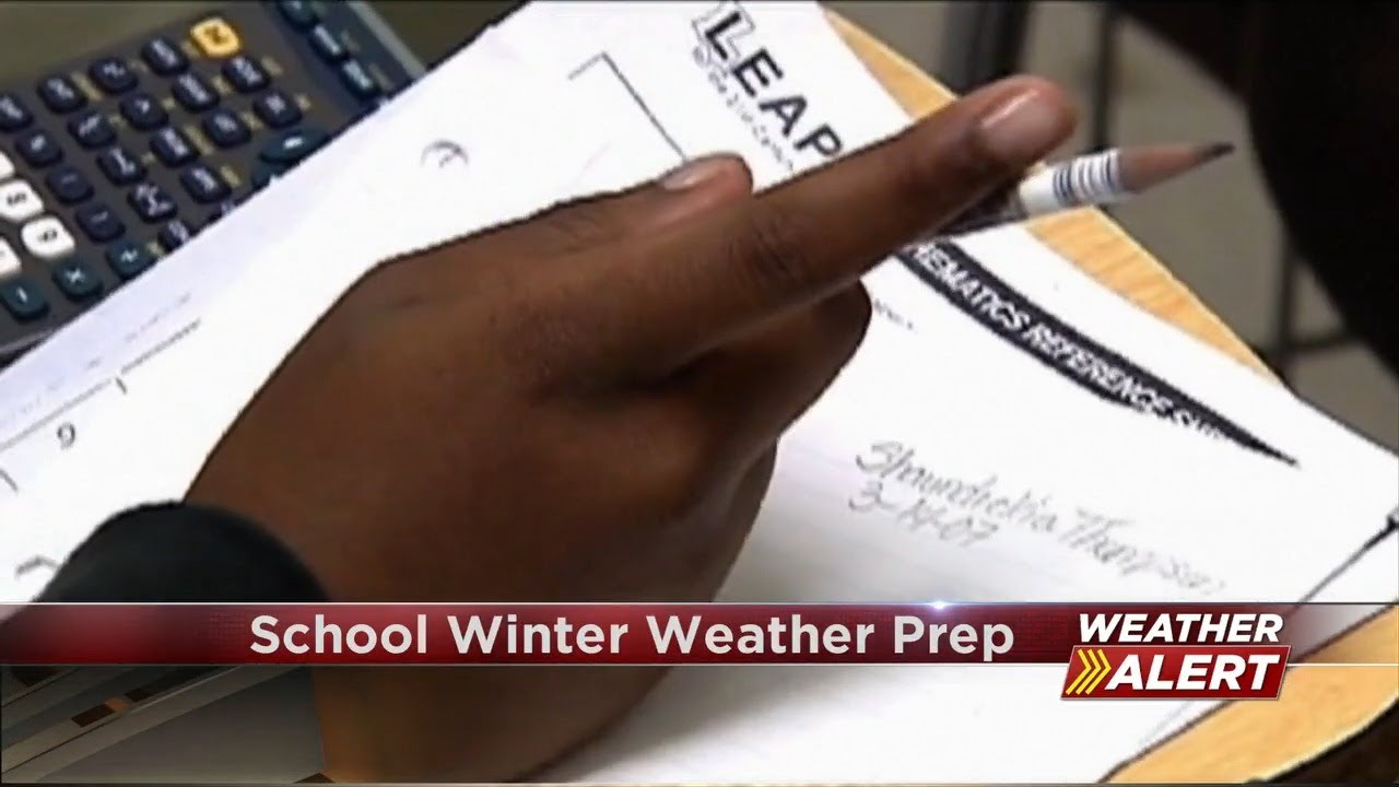 Schools Prepare For Winter Storm - YouTube