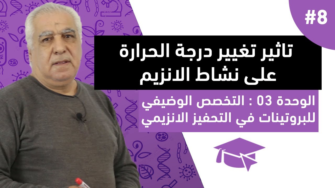 #8 تاثير تغيير درجة الحرارة على نشاط الانزيم