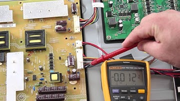 Vizio 4k TV M55-C2 Will Not Turn On No Power Help - Checking Standby Voltages - No Power