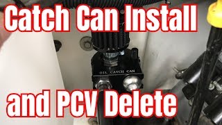 PCV Delete and Catch Can Install for LS Turbo Silverado