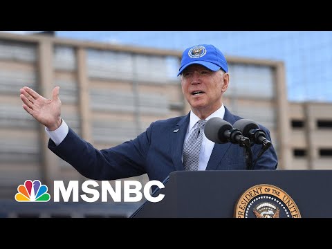 Biden Promotes His Jobs Plan At Event To Mark Amtrak's 50th Anniversary | MSNBC