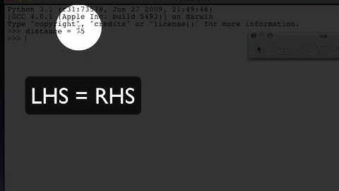 Variables and Assignment Statements in Python