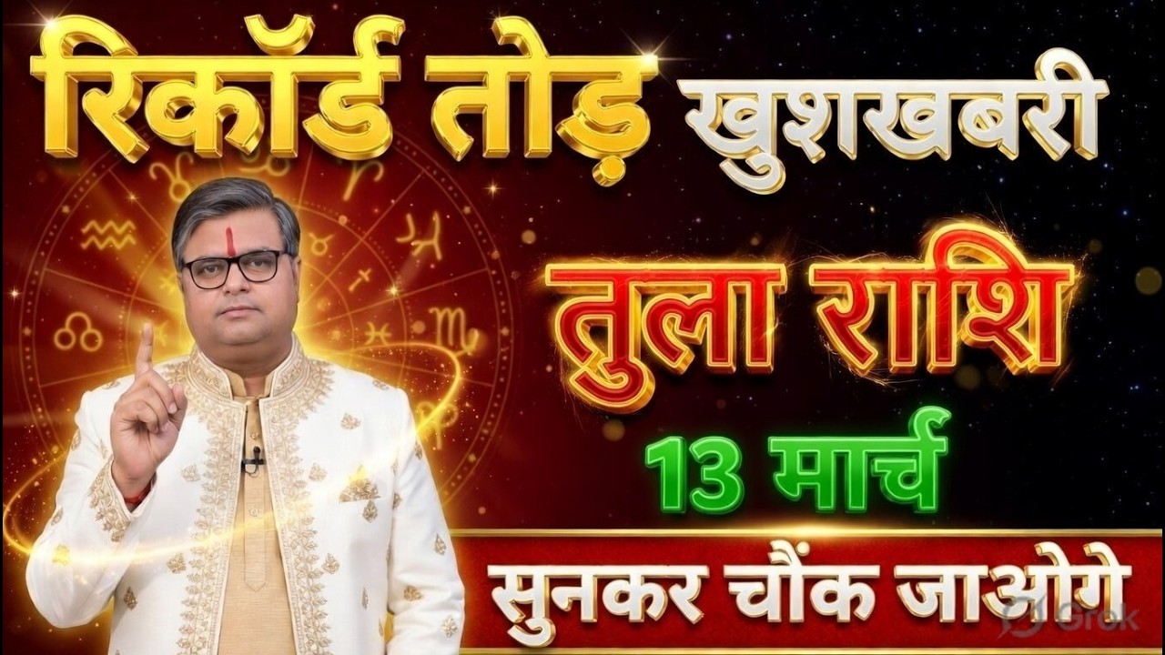 तुला राशि 10 और 11 मार्च 2026 रिकॉर्ड तोड़ खुशखबरी! सुनकर होश उड़ जाएंगे 😱@tulabharti