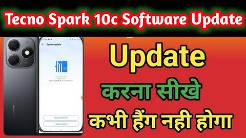 Tecno Spark 10c Latest Software Update | New Latest Version Update | Online Update