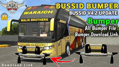 How to Bussid Bumper File v4.2 Update For Bus Simulator Indonesia | Bumper
