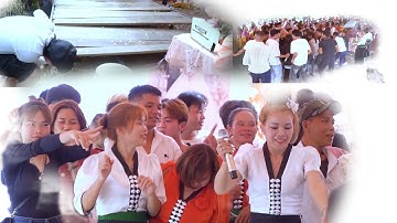 SẬP SÀN TẠI LỄ THÀNH HÔN VĂ NAM & HÀ LINH BẢN LỪM THƯỢNG A XÃ PẮC NGÀ