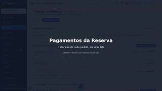 Viagilize: Pagamentos da Reserva | tutorial do sistema para agências de viagens