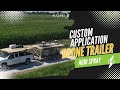 Agri spray drones  trailer setup