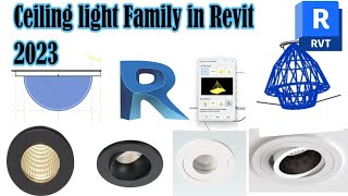 How to Create a Ceiling Light Family in Revit | Revit 2023 | Tutorial screenshot 5