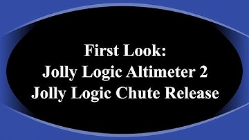 First Look - Jolly Logic Altimeter 2 and Chute Release