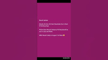 MDU result update #song #music