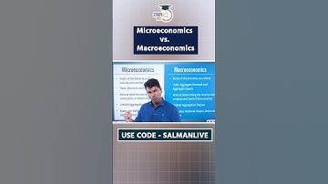 Difference between Microeconomics and Macroeconomics | Economy #microeconomics #macroeconomics