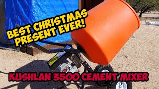 Kushlan 3500 Cement Mixer Unboxing and Assembly
#Strawbale #earthenplaster #kushlancementmixer
In this video I unbox and assemble the Kushlan 3500 low profile cement mixer.
Kushlan 3.5 cu. ft. 1/2 HP 120-Volt Motor Direct Drive Low Profile Cement Mixer
https://www.homedepot.com/p/Kushlan-3-5-cu-ft-1-2-HP-120-Volt-Motor-Direct-Drive-Low-Profile-Cement-Mixer-KPRO-350DD/204339388 Kushlan 3500 Cement Mixer Unboxing and Assembly