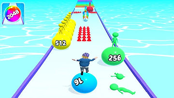 2048 Ball Runner ! All Levels Gameplay Part 3 android,ios